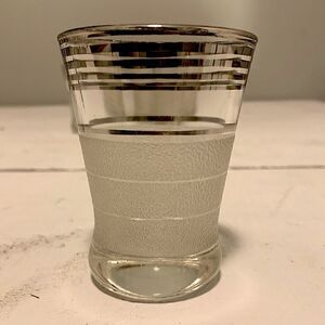 Set of 6 Vintage Modern Short Glasses